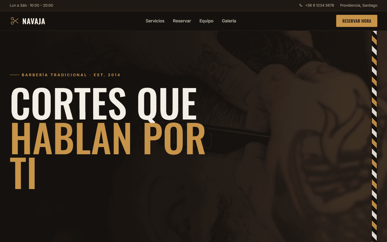 Demo: Barbería Premium