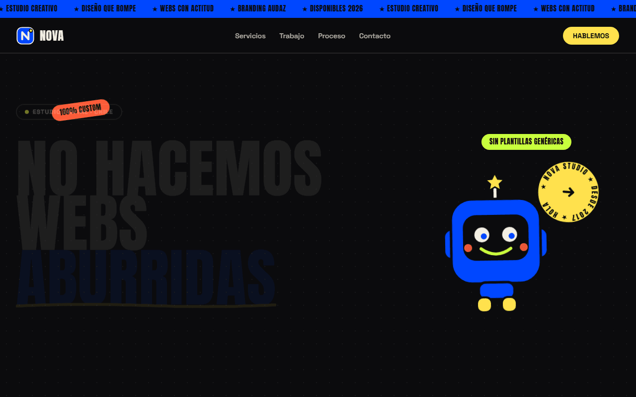 Plantilla web NOVA — Estudio Digital